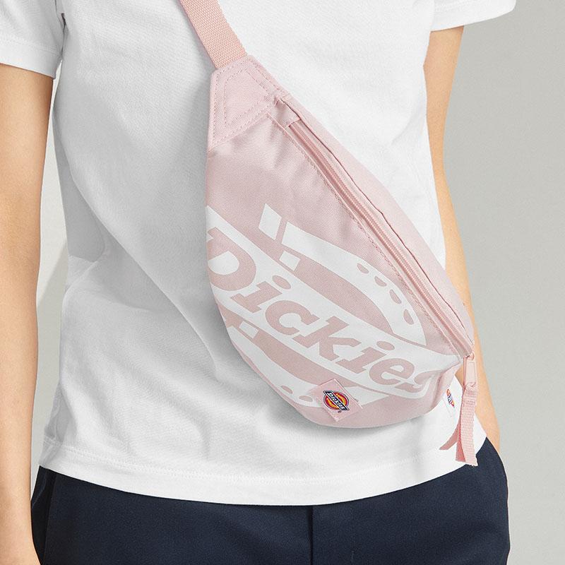 New Dickies Polyester Fanny Pack Crossbody Bags Regular Unisex Dusty Pink DK010186C50