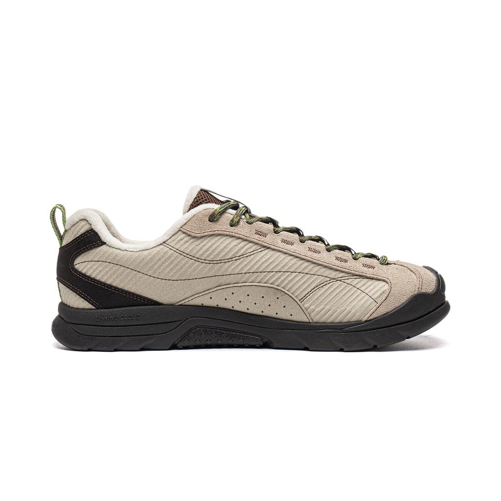 Men's Sneakers Li-Ning Outdoor CF Tracing, Lin Yun 2 FLEECE Mountaineering & Hiking Shoes Men's Low-top Beige