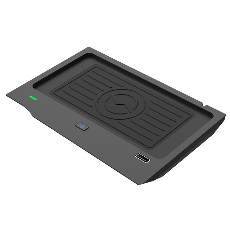 10W QI Car Wireless Charger Phone Charger Charging Pad Panel Trim for Nissan Teana J33 Altima L33 2019 2020 2021 Accessories