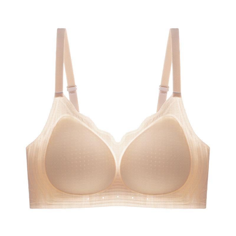 Ultra-Thin Seamless Bra for Women: Cooling, Supportive, Anti-Sag, Fixed Cups, Summer Wear