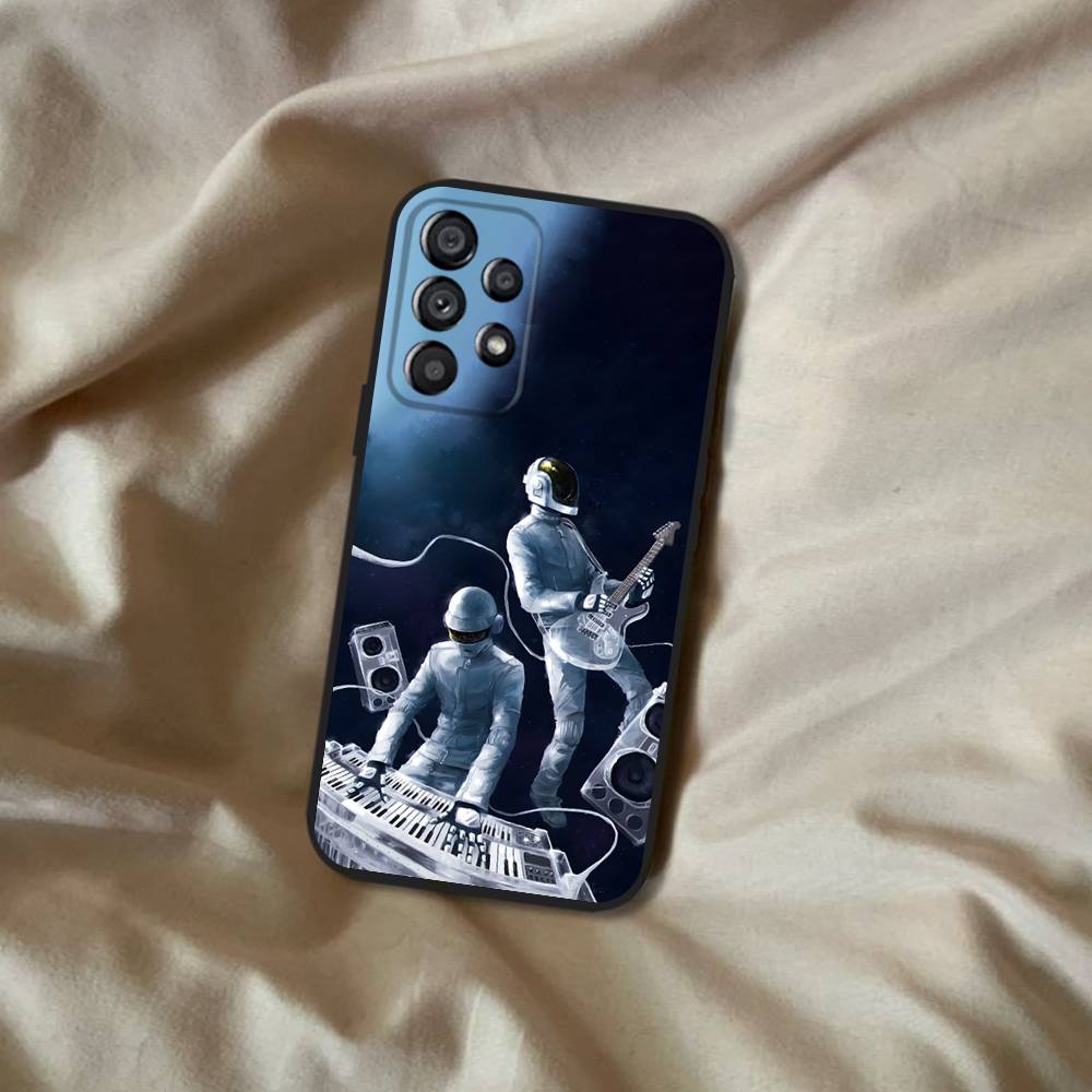 D-Daft Punk Band Phone Case For Samsung  A20,A21s,A22,A31,A32,A52,A53,A72,73,A80 Soft Black Cover