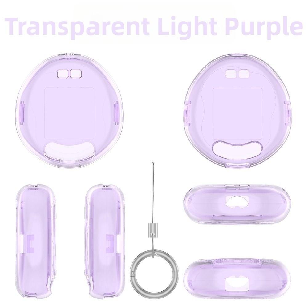 Transparent Protective Case Dustproof Crystal PC Hard Shell Full Coverage Anti-Scratch Clear Cover for Tamagotchi Uni