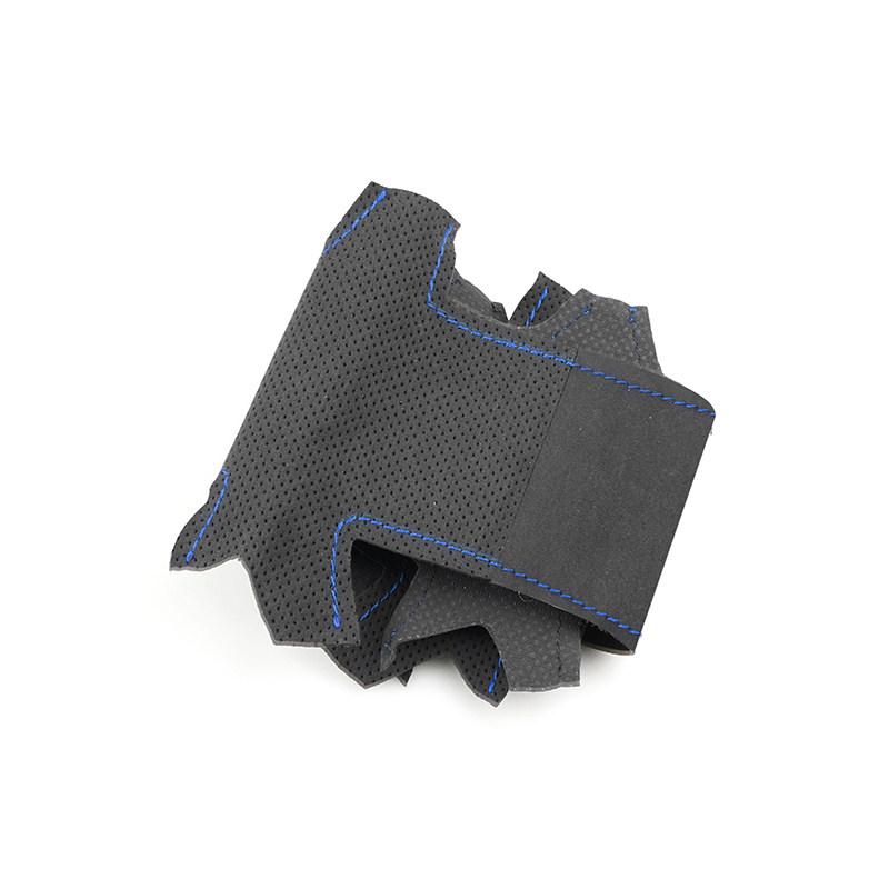 1.2mm Suede Leather Car Inner Steering Wheel Cover Trim For Dodge Challenger Charger 2015 2016 - Durango 2018