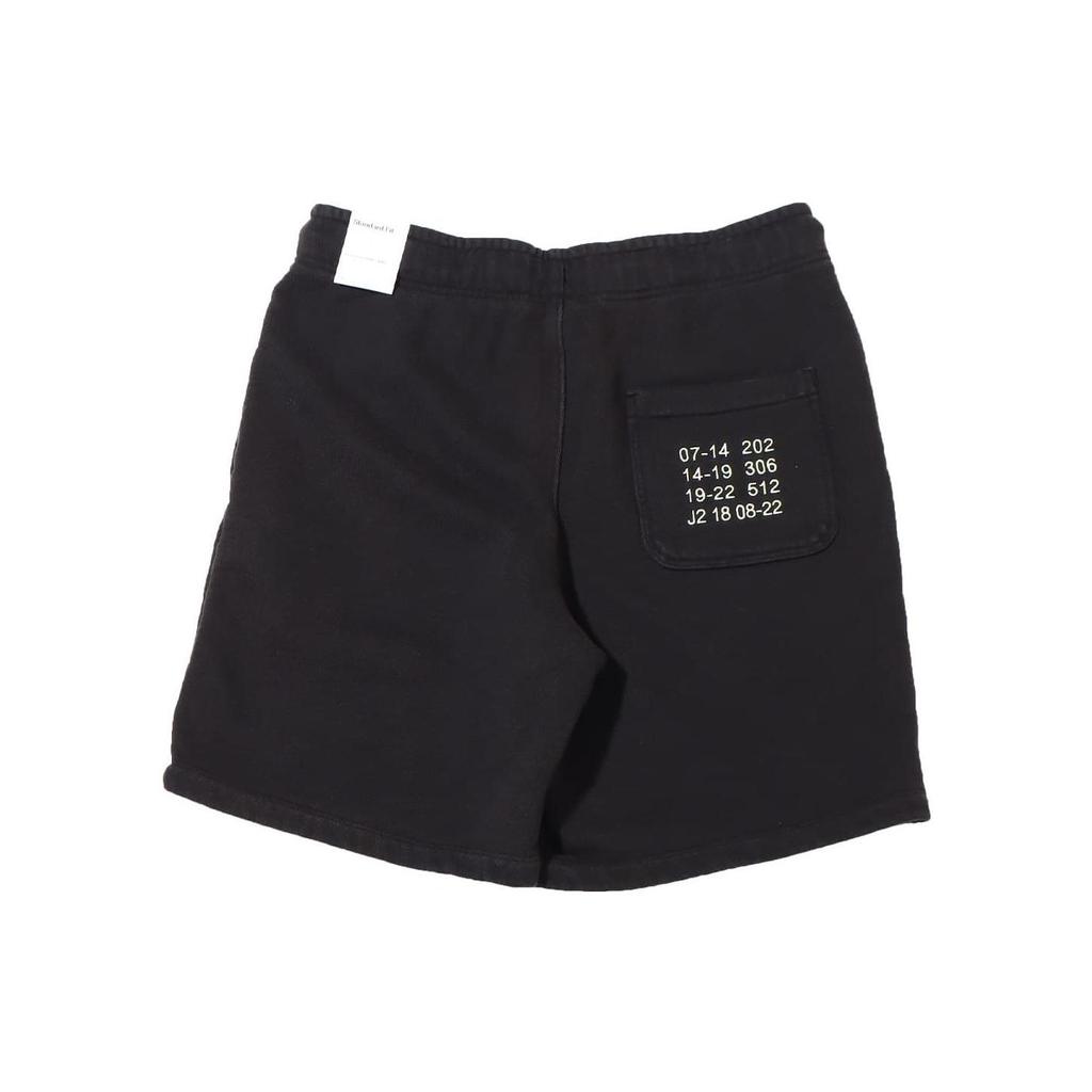 Jordan Logo Patch Drawstring Straight-Leg Shorts Men Bottoms Black DV6964-010