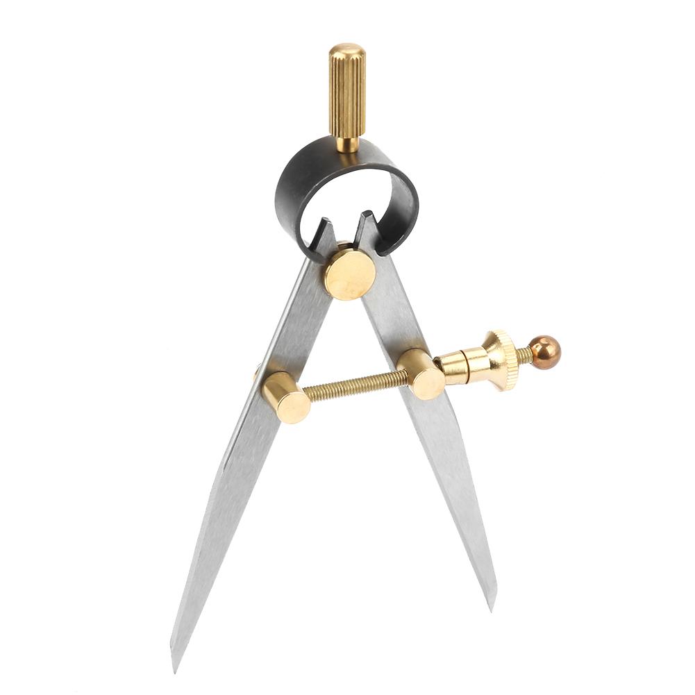 100mm Lederteiler Drehbar Kratzlederhandwerk Zirkel DIY Nähwerkzeuge