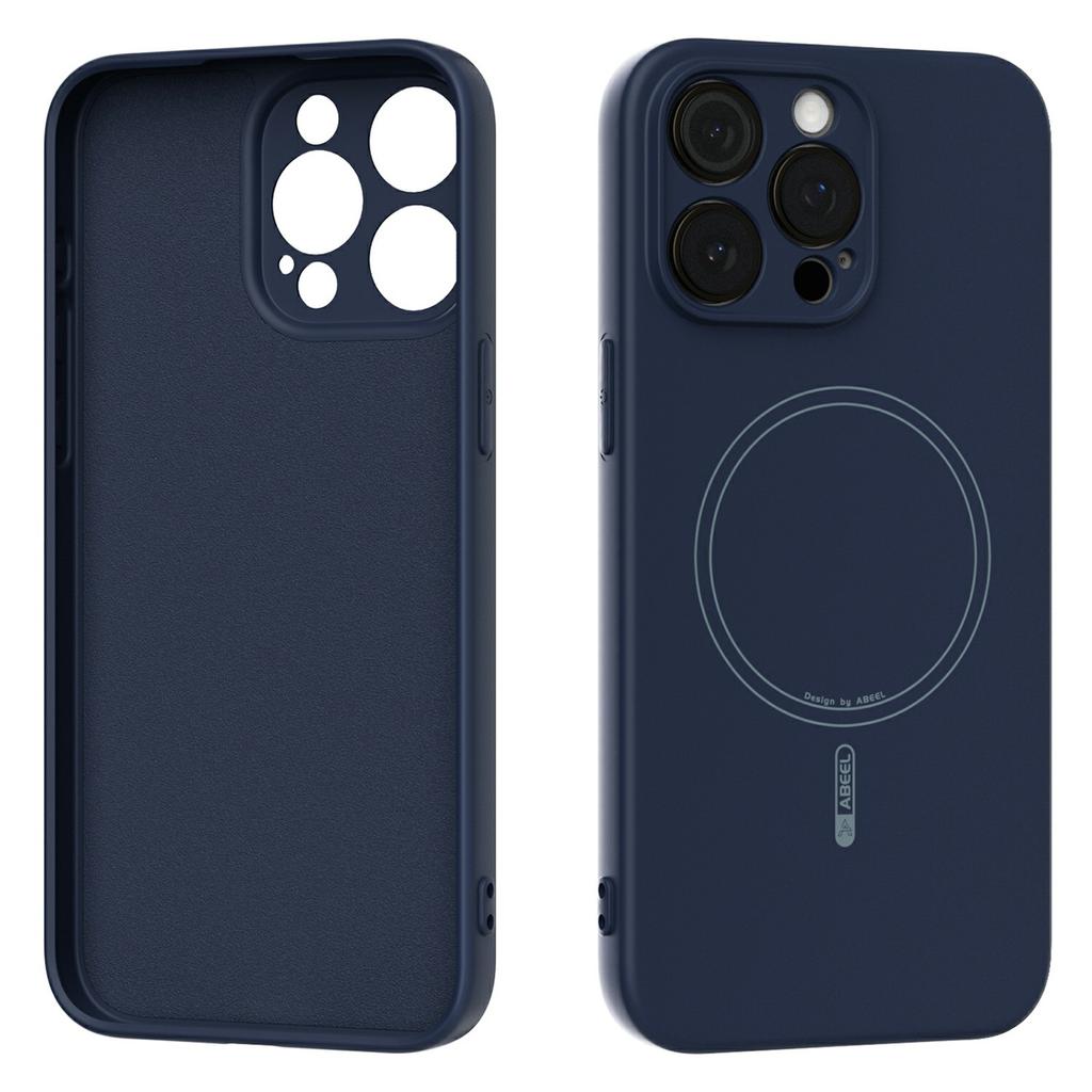 ABEEL For iPhone 13 Pro Case Compatible with MagSafe Skin Touch Liquid Silicone Phone Back Cover