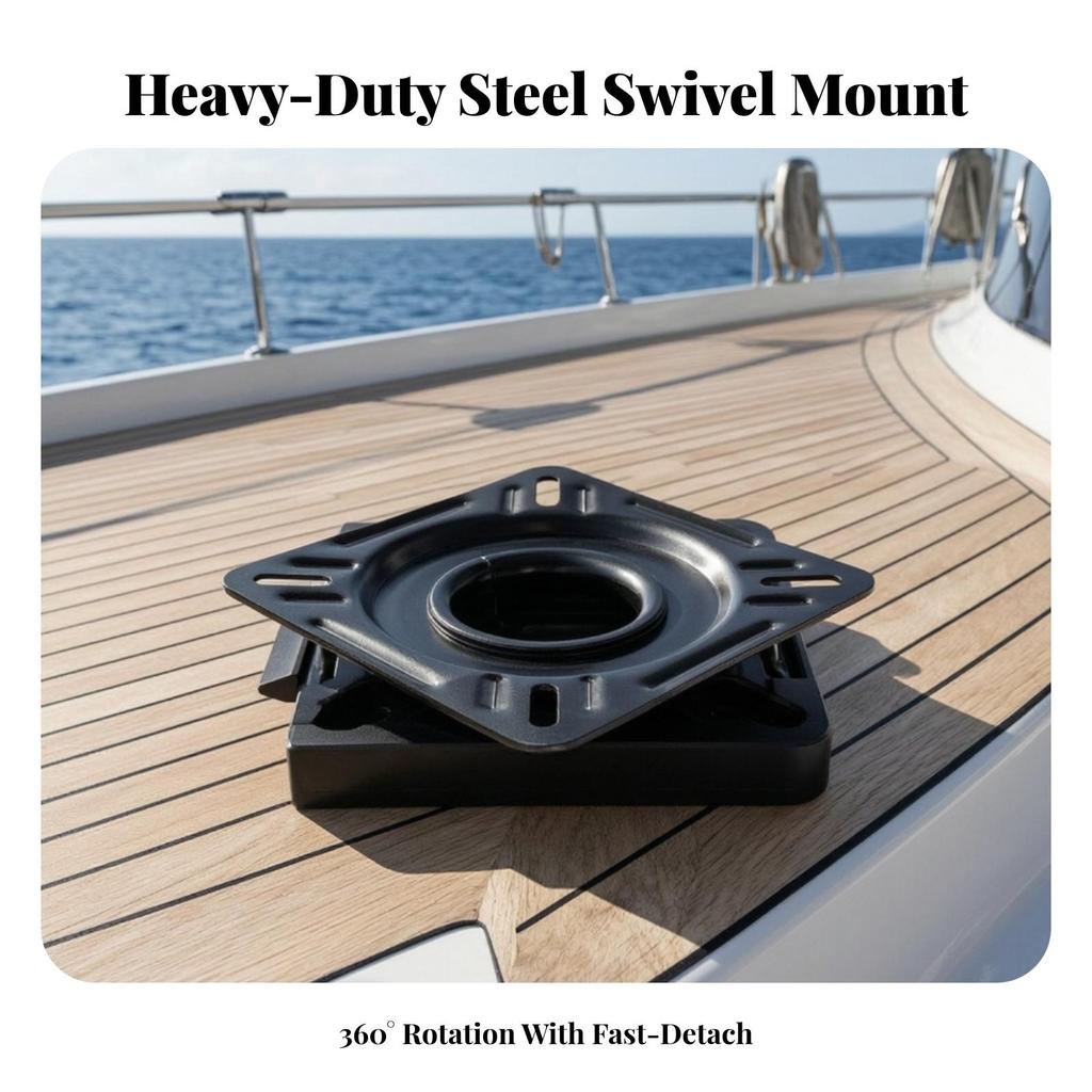 Quick Disconnect Boat Seat Mount Heavy-Duty Hardware for Marine Seating, Yachts