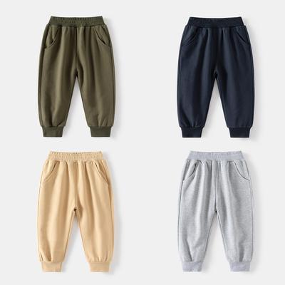 Jungen Jogginghose Herbst Lässige Sporthose Einfarbige Lange Schweißhose für Kleinkinder und Kinder