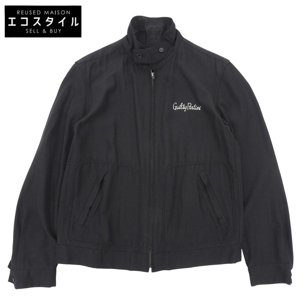 

McGREGOR Men s Rayon Blouson with Embroidered Logo, Black, Size L, BB11-0803 Jacket L blackUsed