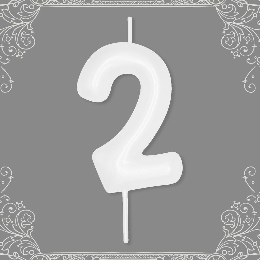 1 Pcs Birthday Number Candle,0-9 Number Candle for Birthday Party Decoration, Number Candle for Cake Top