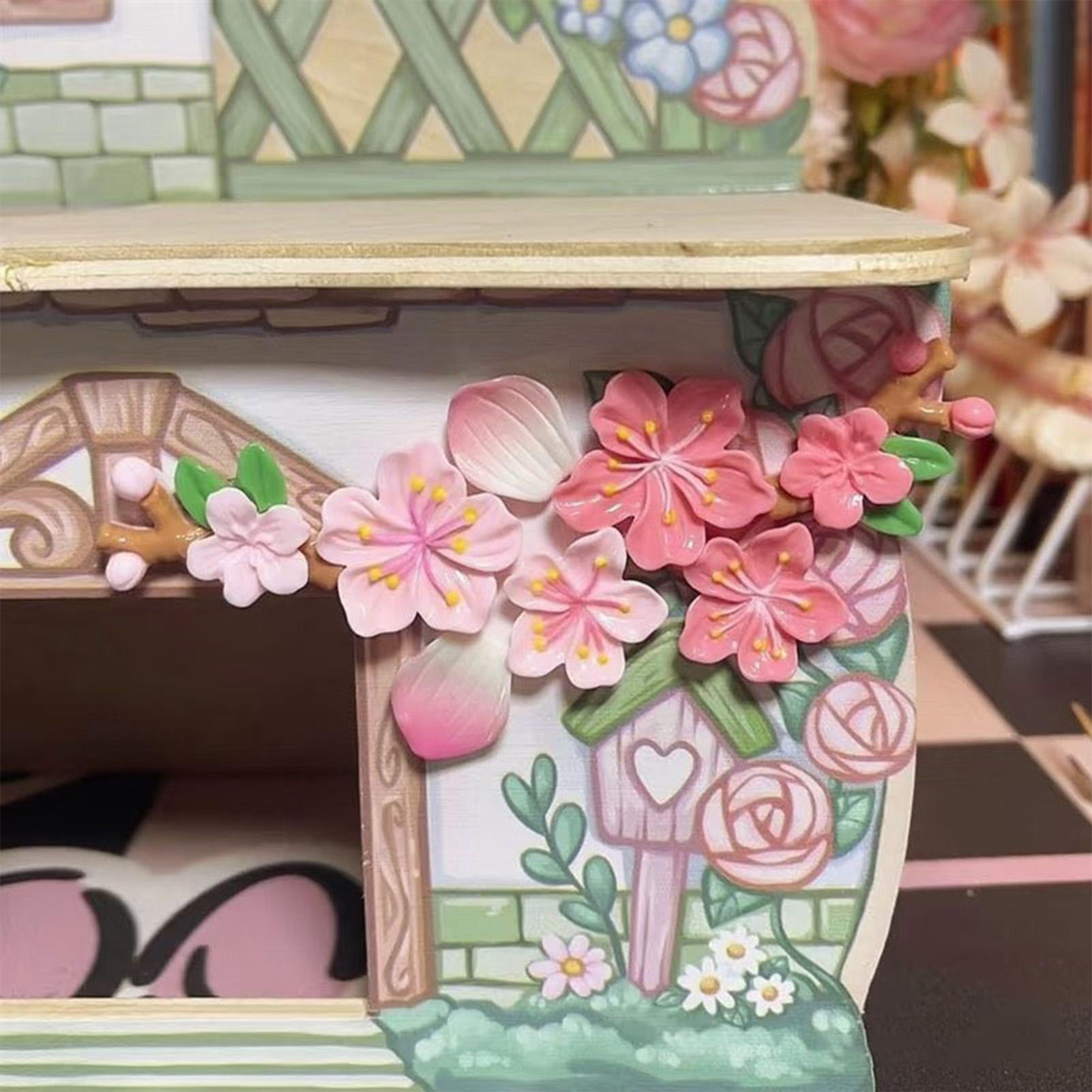 

32 Pieces 3D Cherrys Blossom Car Stickers Set DIY Adhesive Bumper Automotive Decoration Blossom Flower Car Decals CN