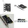 Pcie Usb30 Expansion Card With Four Ports For Desktop Computer Data Transfer
