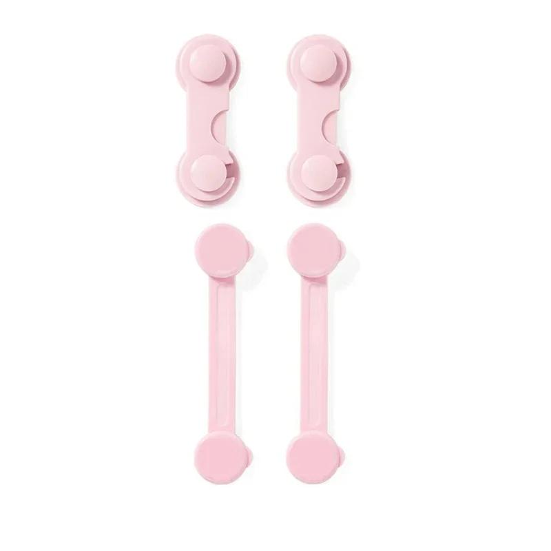 4/6Pcs/Lot Child Lock Protection Of Children Baby Drawer Anti-opening Cabinet Door Refrigerator Anti-pinch Safety Lock Buckle