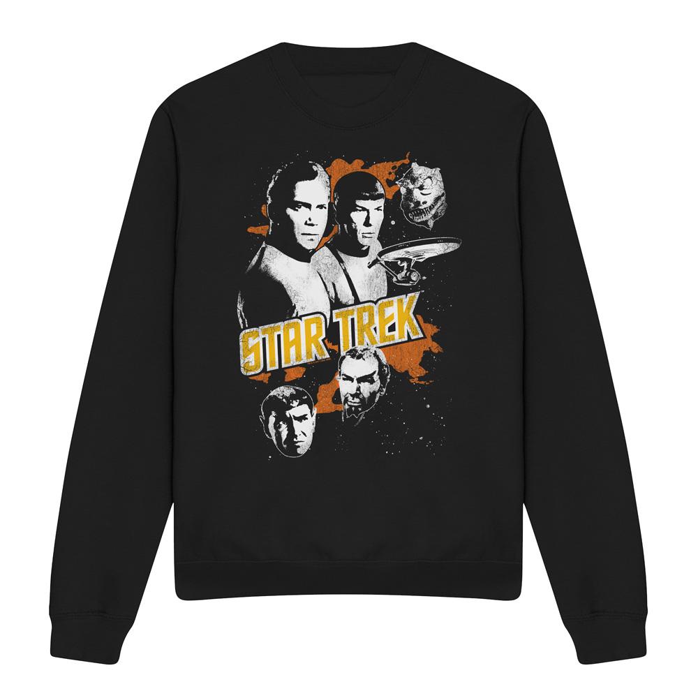 STAR TREK Unisex Adult Good Vs Evil Graphic Sweatshirt