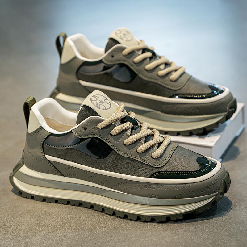 39-44 Men's Fashion Trend Thick Soled Height Increasing Sports and Leisure Shoes Forrest Gump Shoes Running Shoes