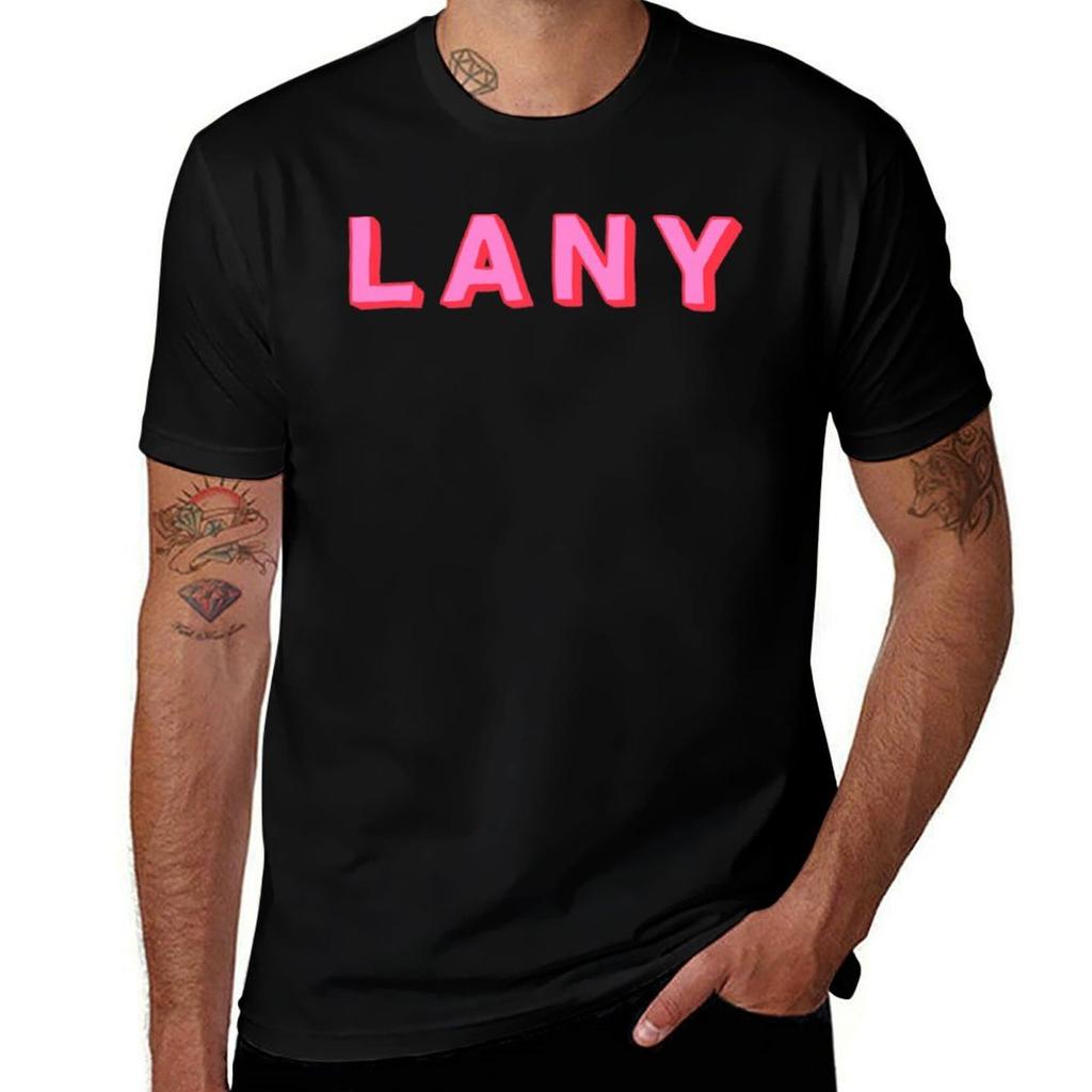 LANY PR T-Shirt T Shirts for Man Cotton Soft T Shirt Personalised T-Shirt