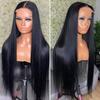 Fashion Hot-selling Medium-cut Long Straight Wig Women, European and American Forehead Lace High Temperature Silk Chemical Fiber Full Head Cover Spot