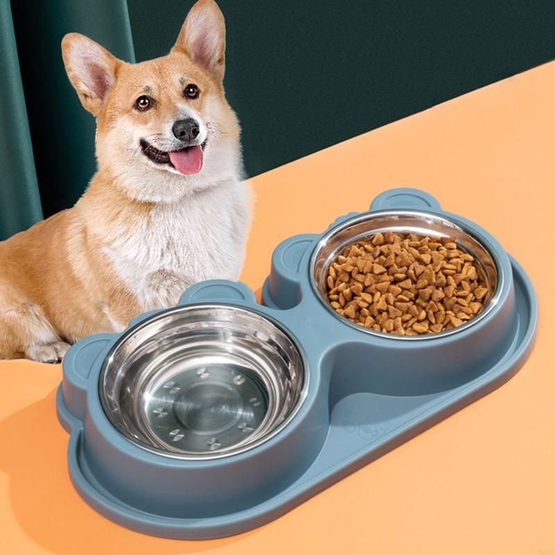 N80B Dog Bowl Raised for Cat Bowls with Detachable Bowl Pet Automatic Feeder