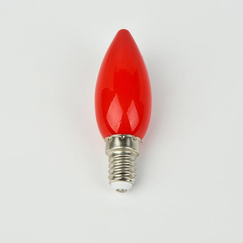 1Pc Led Altar Bulb E12/E14 Red Candle Buddha Lamp Temple Decorative Lamp