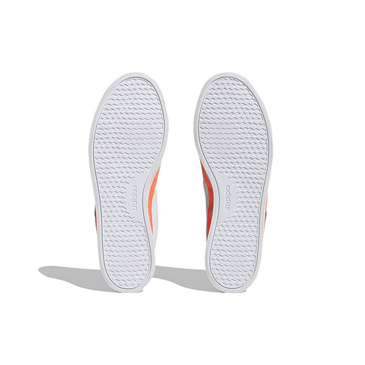 Adidas Neo City Canvas Casual Slip-Resistant Durable Low-Top Skate Shoes Unisex Sneakers White Blue Orange HQ6927