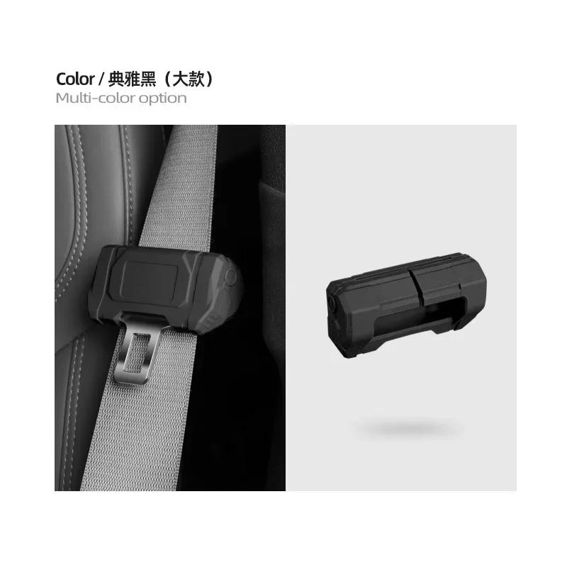 Car Silicone Safety Belt Buckle Covers Seat Clip Frame For Subaru XV Forester BRZ Outback Legacy Interior Accessories