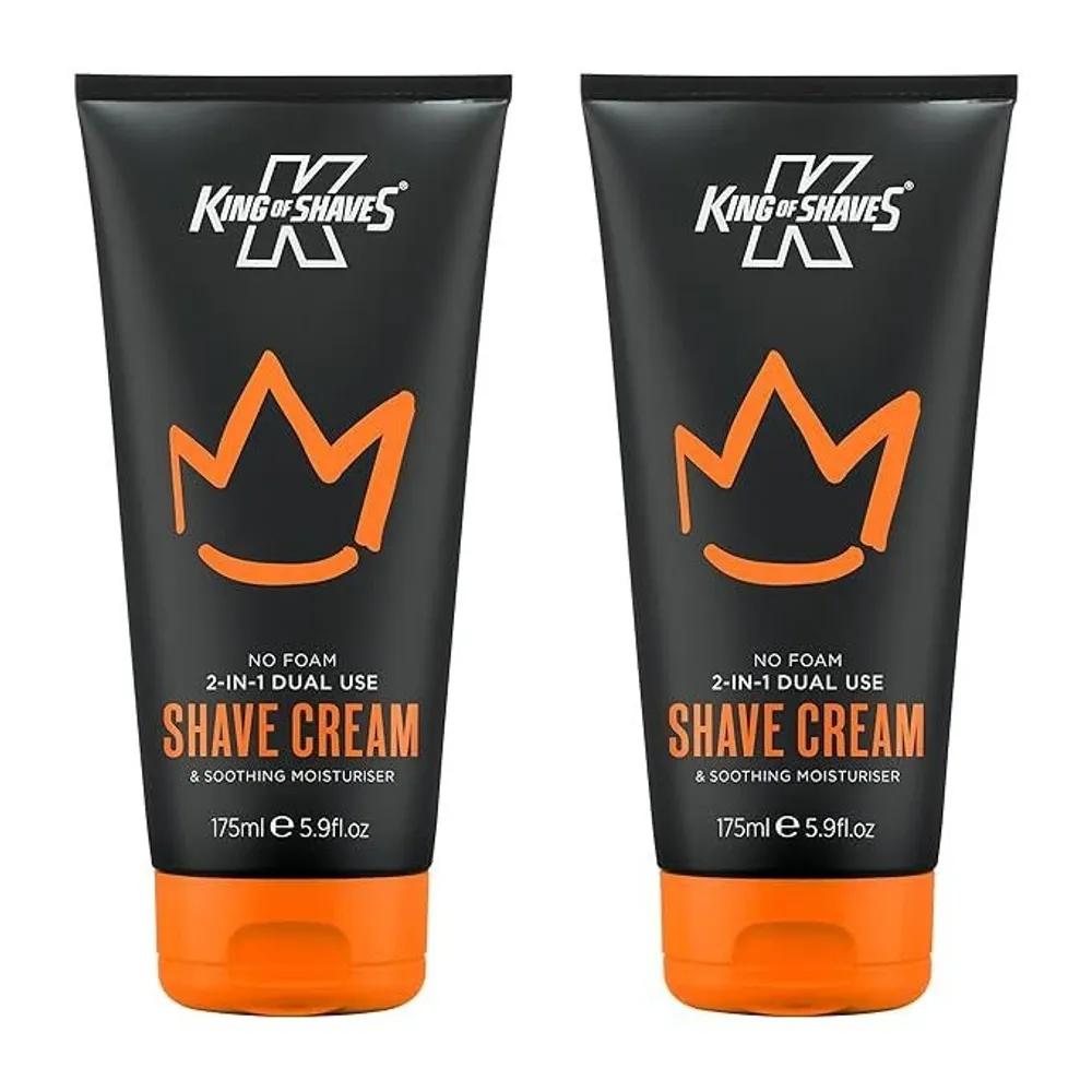 

King of Shaves King of Shaves Cream 2-in-1 Daily Moisture 175ml (2 pieces)