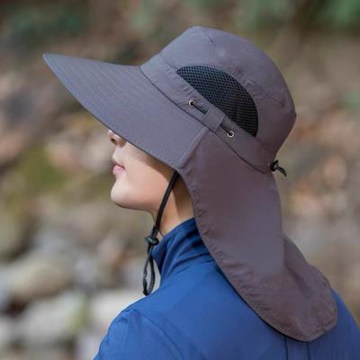 Sunscreen Hat Men'S Fishing Hat Shawl Mask Bucket Hat Outdoor Sun Hat Breathable Cool Hat Quick Drying Mountaineering Hat