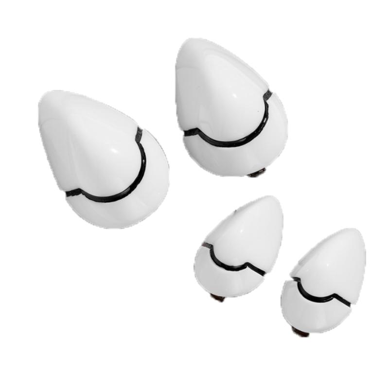 1 Pair Asuka Langley Soryu Red Hair Clips Ayanami Rei Headwear Japanese Anime EVA Cosplay Resin Hairpins Headdresses Props Gift