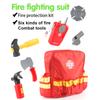 1 Set Firefighter Tools Toy Home Exquisite Funny Cosplay Toys Fireman Props Role-playing Plaything Children Playthings
