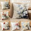 Wild Flower Cushion Cover Soft Plush Fabric DoubleSided Printed Cushion Covers for All Seasons Modern HomeDecor Gift
