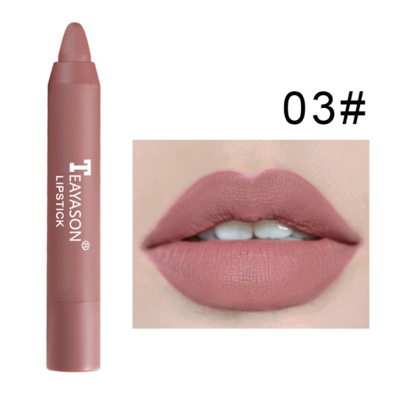 12 Colours Lips Makeup Lipstick Lesk na rty Kosmetická rtěnka s dlouhotrvající hydratací