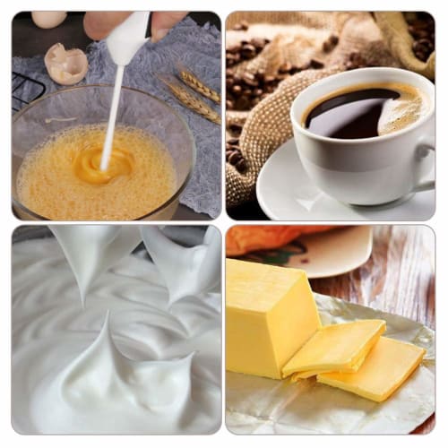 Atrumly Electric Milk Frother, Mini, Battery-Operated, Easy To Store, Easy To Use, Mini Coffee Mixer for Milk, Coffee, and Milk, Small, Handheld