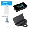 IPX7 Waterproof Battery Monitor With Bracket 7-100V,12V 24V 36V 48V 60V 72V Digital Display Battery Capacity Remaining Capacity Percentage Tester
