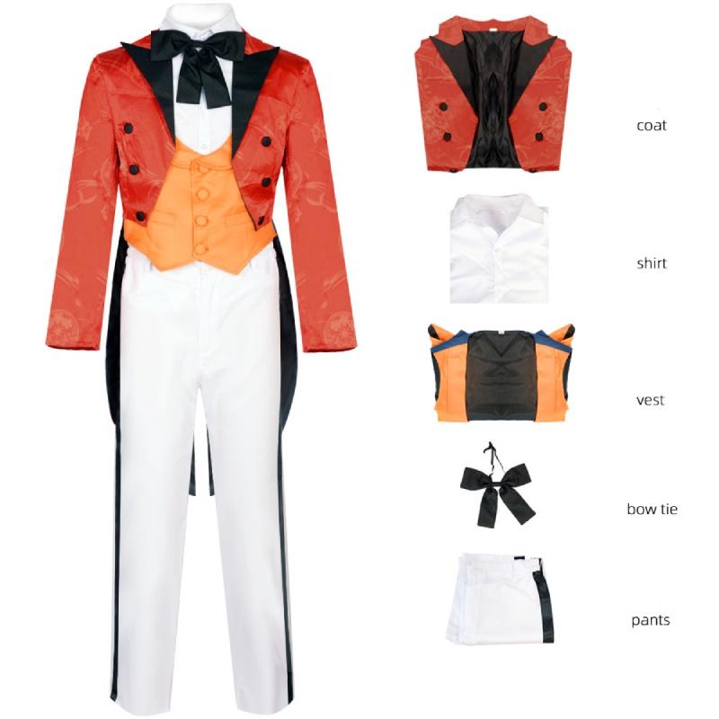 

Костюм для косплея Валески Готэм Джером, смокинг, набор Джокера, наряд Roleparty XXXL