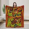 Crashs Bandicoots Soft Warm Blankets  Camping Plush Bedding Throws Street Trend Outdoor Flannel Bedspread Sofa Bed Cover