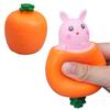 Squeezing Carrot Rabbit Squeezing Cup Pocket Small Bunny Carrot Animal Bunny Stress Pinching St R0Z3