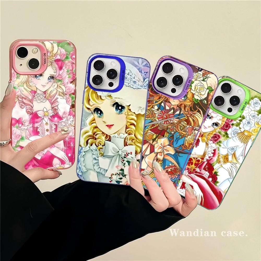 The Rose Of Versailles Phone Case For iPhone 16 15 14 13 12 11 Pro Max X XR XSMAX 8 7 Plus Matte Shockproof Back Cover