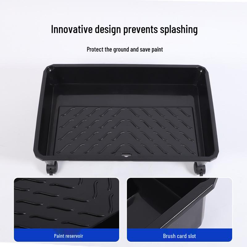 20-Inch Plastic Paint Tray for Latex Rollers and Wall Painting Tools