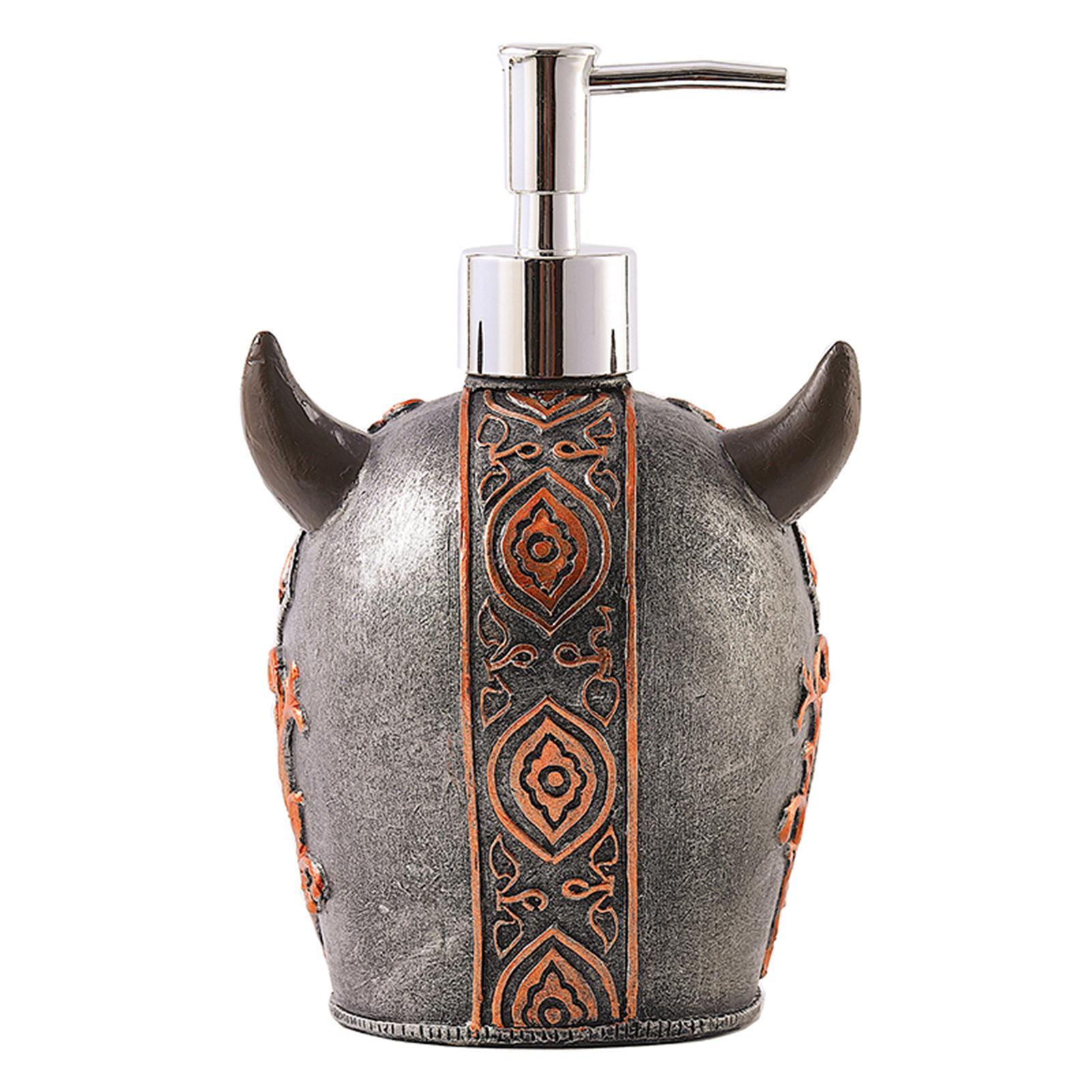 Skull Liquid Bottle Multipurpose Press Shower Gel Dispensing Bottle Halloween Retro Resin Ornament China Mainland