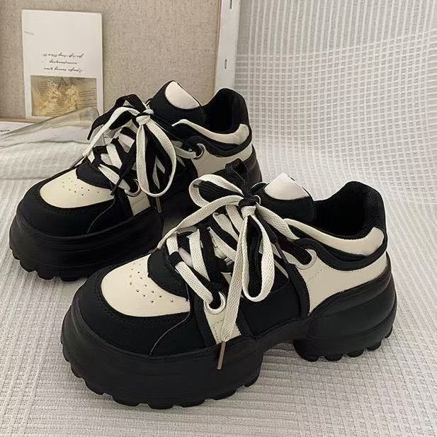

Spring, summer, autumn and winter new sports single shoes fashion trendy shoes women s shoes dad shoes student shoes 40 чёрный