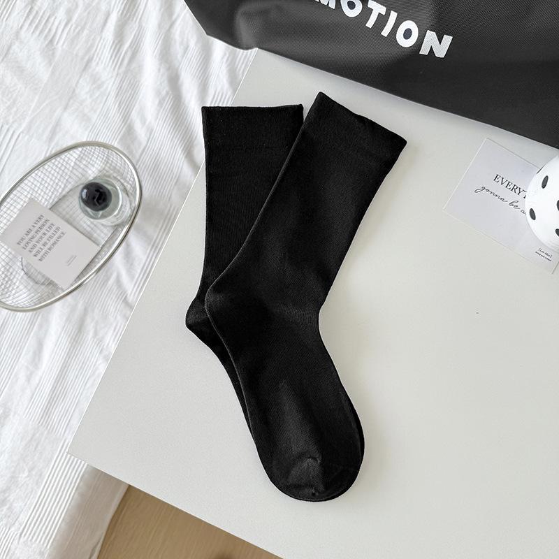 

Носки без косточек, антипиллинговые, женские, средние, серые, универсальные, для девочек, носки для родов One Size чёрный
