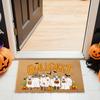 Halloween Bath Blanket Pumpkin T Tufted Bath Mat Non-slip Bathroom Bath Blanket Front Door Mat