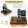 Heat Press 5 in 1 Heat Press Machine 38x30cm T-shirt Press Mug Printing Machine Multifuctional Heat Transfer Machine for T-shirt Mug Hat Plate