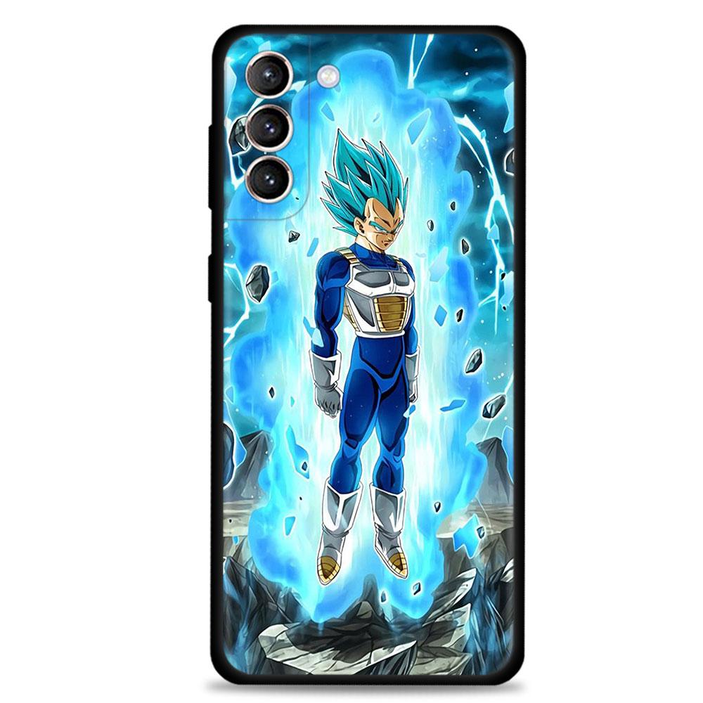 Dragon Ball Majin Vegeta Phone Case for Samsung Galaxy S20 S21 FE S22 Ultra S10 S9 S8 Plus S10e Note 20Ultra Silicon Cover