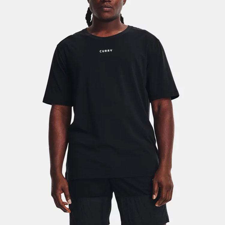 Under Armour Curry Series SS22 Incubate Breathable Casual Sports Short Sleeve T-Shirt Men Tops Black 1370255-001