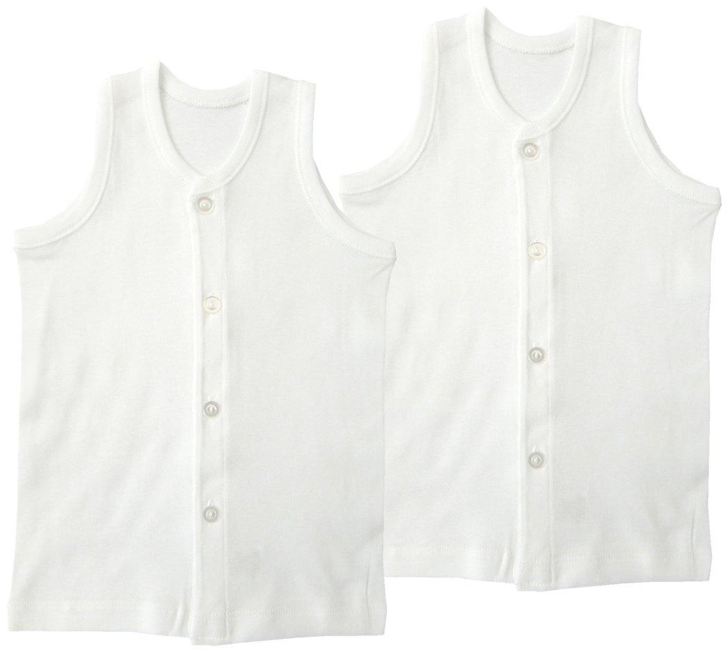 

Комплект из 2 футболок Milling Plain Open Front Running Shirts 80 см белого цвета T10703 Сделано в Японии [Baby Story] белый