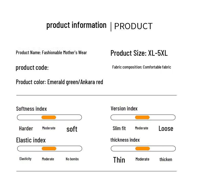 Women's Middle-Aged Casual Sports Two-Piece Set