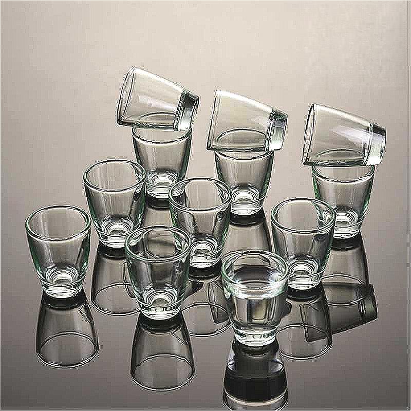 10ml/20ml/26ml/35ml Classic Shot Glass Baijiu Cup Elegant Small Wine Glass Bar Luxury Cocktail Scotch Bourbon Cups Holiday Gifts