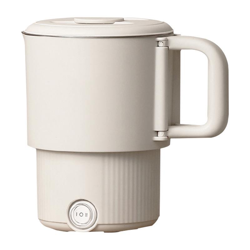 

Mini Portable Electric Folding Kettle - Stainless Steel Travel Mug with Constant Temperature for Dormitory or Business Use Standard (Domestic Use)