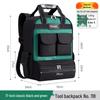 Heavy-Duty Double Shoulder Tool Backpack: Durable, Thickened, Multi-Functional, Large Capacity for Electrician Repairs